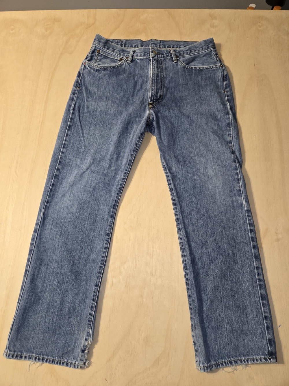 Polo Ralph Lauren Vintage 67 Jeans Mens 34×30 Straight Disstressed 2009